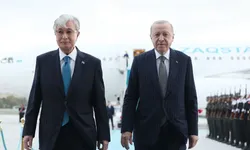 Cumhurbaşkanı Erdoğan ve Tokayev Külliye’de buluştu