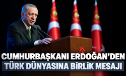 Cumhurbaşkanı Erdoğan'dan Türk dünyasına birlik mesajı: "Önümüzdeki dönemi "Türk asrı" ilan edeceğiz"