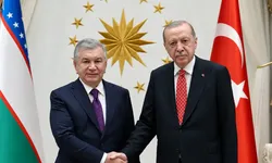 Cumhurbaşkanı, Özbek mevkidaşıyla Külliye’de görüştü