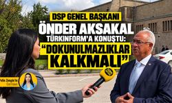 DSP Genel Başkanı Önder Aksakal Türkinform'a konuştu: Dokunulmazlıklar kalkmalı