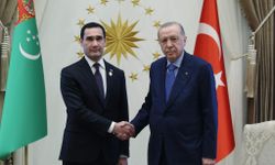 Erdoğan ve Berdimuhammedov TDT Zirvesi sonrası Külliye'de görüştü