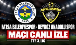 Fatsa Belediyespor-Beykoz Anadolu MAÇI CANLI İZLE | TFF 3. Lig