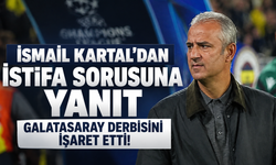 Fenerbahçe'de İsmail Kartal'dan istifa sorusuna yanıt: Galatasaray derbisini işaret etti!
