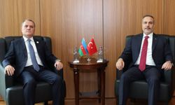 Fidan, Azerbaycanlı mevkidaşı Bayramov ile bir araya geldi