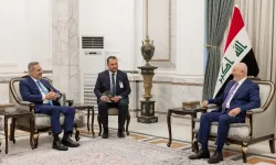 Fidan, Irak Cumhurbaşkanı Amedi ile Bağdat’ta görüştü