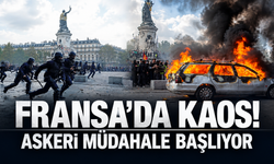 Fransa'da kaos! Protestolara karşı ordu devreye giriyor