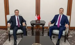 Hakan Fidan, KKTC Başbakanı Ünal Üstel ile Ankara’da görüştü