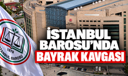 İstanbul Barosu’nda bayrak kavgası: Kaboğlu'nun grubu salonu terk etti