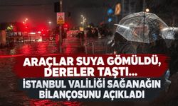 İstanbul Valiliği sağanak yağışın bilançosunu açıkladı