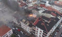 Arnavutköy’de 5 katlı binada yangın