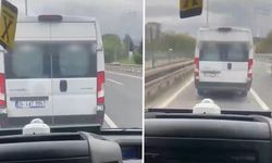 Ne sireni duydu ne de anonsu! Ambulansa dakikalarca yol vermedi: O anlar kamerada