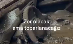 İstanbul’da selde hasar gören aracın içi görüntülendi!