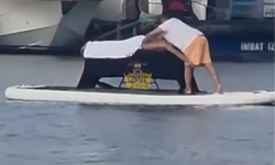 İzmir’de denizin ortasında masaj keyfi!