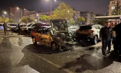 Kayseri’de otomobil alev aldı! 3 araç daha zarar gördü
