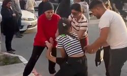 Kaza sonrası kadınlar saç baş kavga etti!