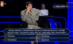 Milyoner’de sonunu satranç sorusu getirdi: İşte 1 milyonluk doğru cevap