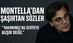 Montella'dan şaşırtan sözler: "Takımımız bu seviyeye alışık değil"