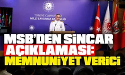MSB'den Sincar açıklaması: Memnuniyet verici