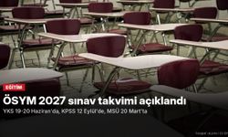 2027 YKS ne zaman? ÖSYM sınav takvimi tüm tarihler