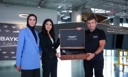 Özbekistanlı Saida Mirziyoyeva'dan Baykar'a ziyaret: KIZILELMA maketi