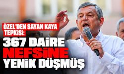 Özel’den Sayan Kaya tepkisi: 367 daire, nefsine yenik düşmüş
