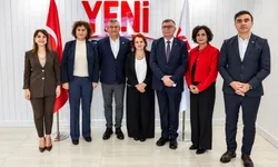 Özgür Özel, KESK heyetiyle bir araya geldi