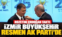 Rozetini Erdoğan taktı: İzmir Büyükşehir resmen AK Parti'de