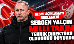 SON DAKİKA: Sergen Yalçın, A Milli Takım'ın başına geçtiğini duyurdu