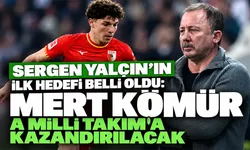 Sergen Yalçın’ın ilk hedefi belli oldu: Mert Kömür A Milli Takım'a kazandırılacak