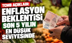 TCMB açıkladı: Enflasyon beklentisi son 5 yılın en düşük seviyesinde