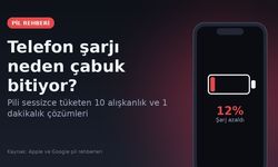 Telefon şarjı neden çabuk bitiyor? Pili gizlice tüketen 10 alışkanlık ve Apple ile Google'ın önerdiği ayarlar