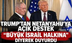 Trump'tan Netanyahu'ya seçim desteği: "Büyük İsrail halkına" diyerek duyurdu