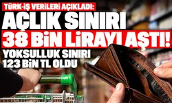 Türk-İş verileri açıkladı: Açlık sınırı 38 bin lirayı aştı! Yoksulluk sınırı 123 bin TL oldu