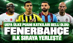 UEFA ülke puanı katkıları belli oldu: Fenerbahçe ilk sıraya yerleşti!