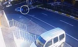 Tekirdağ'da yaya geçidinde dehşet! Otomobilin 2 öğretmene çarptığı kaza kamerada