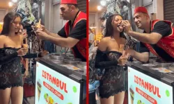 Maraş dondurmacısının turist kadına yaptığı hareket sosyal medyada gündem oldu!