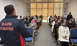 Elazığ'da Annelere Yangınlara Müdahale Eğitimi: "Bilinçli Anneler, Bilinçli Yarınlar"