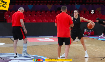 A Milli Kadın Basketbol Takımı, Litvanya maçına hazırlanıyor