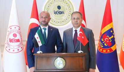 Bakan Yerlikaya, Suriye Afet Bakanı Salih’i kabul etti