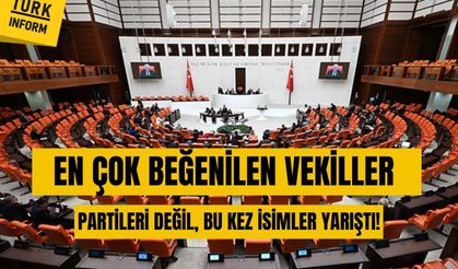Halk en çok beğenilen milletvekillerini seçti: Hangi partiden kimler öne çıktı?