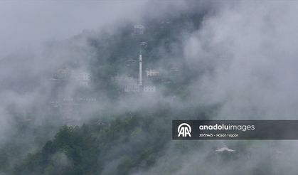 Trabzon sisle örtündü