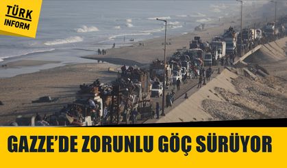 Gazze’de zorunlu göç sürüyor
