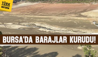 Bursa'da barajlar kurudu: Su krizi derinleşiyor