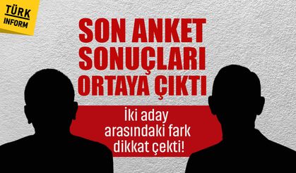 Cumhurbaşkanlığı anket sonuçları ortaya çıktı: İki aday arasındaki fark dikkat çekti!