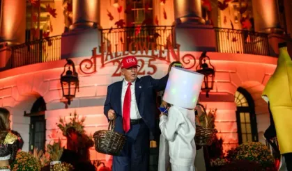 Beyaz Saray'da Cadılar Bayramı coşkusu