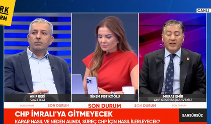 Siyasette İmralı depremi! CHP'li Murat Emir: 'Milli birliğimizi tehlikeye sokacak konularda karşı duracağımız görüldü'