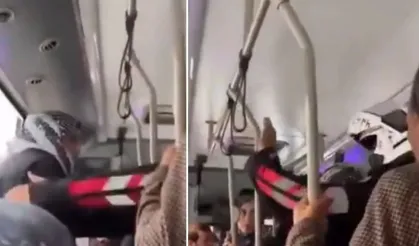 Cumhurbaşkanı Erdoğan’a hakaret iddiasıyla otobüste gözaltı!