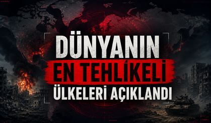Dünyanın en tehlikeli ülkeleri açıklandı: Listenin ilk sırasında bakın hangi ülke var?