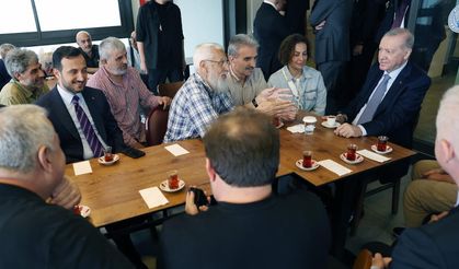 Erdoğan Beyoğlu’nda vatandaşlarla buluştu