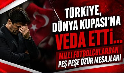 Milli Takım'dan peş peşe özür mesajları: "Utanç duyuyoruz..."